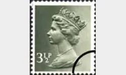 Machins: 3 1/2p Grey-green