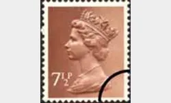 Machins: 7 1/2p Light Brown