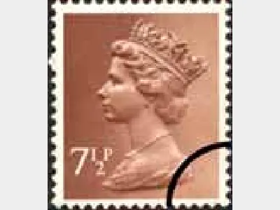 Machins: 7 1/2p Light Brown