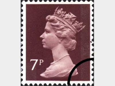 Machins: 7p Red-Brown