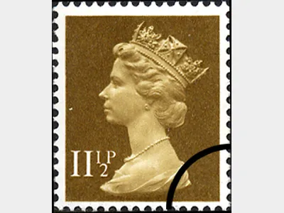 Machins: 11 1/2p Sepia