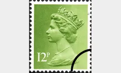 Machins: 12p Yellowish-green