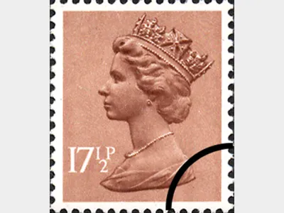 Machins: 17 1/2p Light Brown