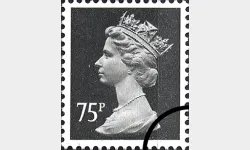 Machins: 75p Charcoal-grey