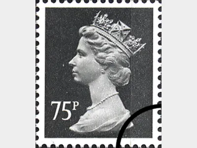 Machins: 75p Charcoal-grey