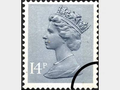 Machins: 14p Steel-blue