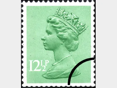 Machins: 12 1/2p Light Green