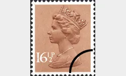 Machins: 16 1/2p Light Brown