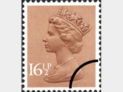 Machins: 16 1/2p Light Brown