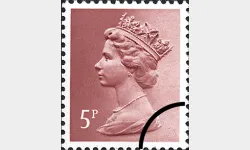 Machins: 5p Light Reddish-brown