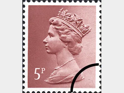 Machins: 5p Light Reddish-brown