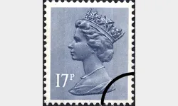 Machins: 17p Steel-blue