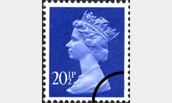 Machins: 20 1/2p Bright Blue