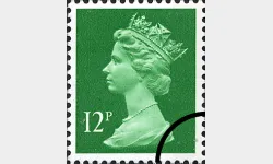 Machins: 12p Emerald Green