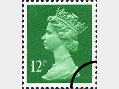 Machins: 12p Emerald Green