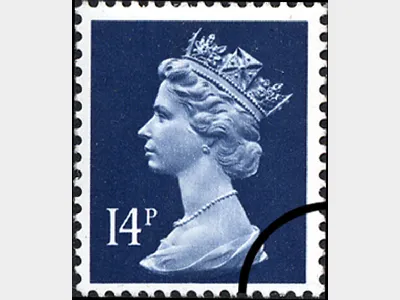 Machins: 14p Dark Blue