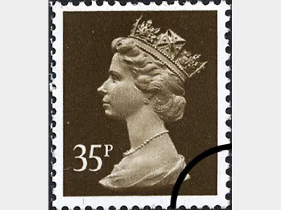 Machins: 35p Dark Brown