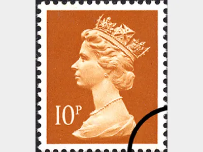 Machins: 10p Light Tan