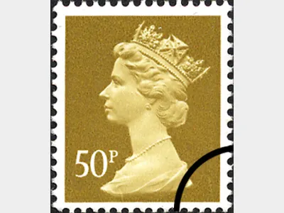 Machins: 50p Sand (Colour Change)