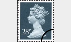 Machins: 28p Slate Blue