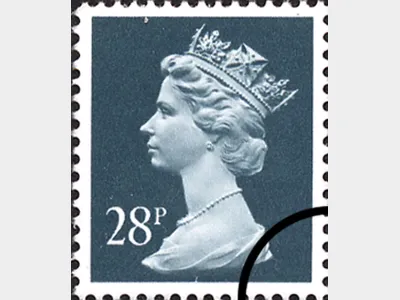 Machins: 28p Slate Blue