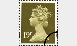 Machins (EP): 19p Olive-green