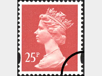 Machins (EP): 25p Salmon-Pink