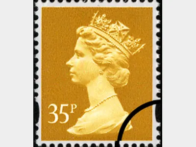 Machins (EP): 35p Old-gold