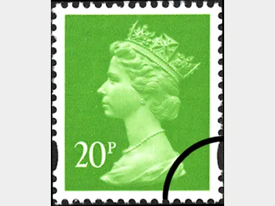 Machins (EP): 20p Light Green