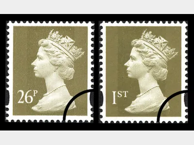 Machins (EP): Gold Definitives: 1st & 26p