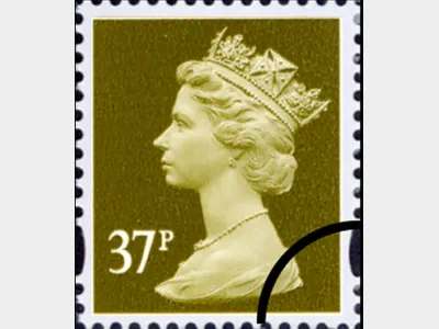 Machins (EP): 37p Olive-green