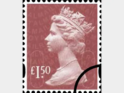 Machins (EP): £1.50 Terracotta (Security Features)