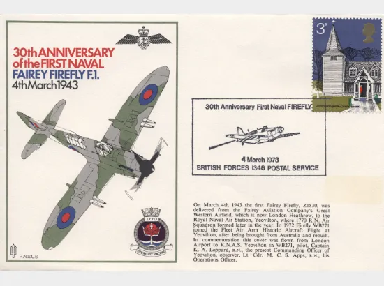 30th Anniversary of the First Naval Fairey Firefly F1