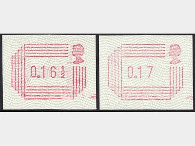 16 1/2p & 17p [Frama Labels]