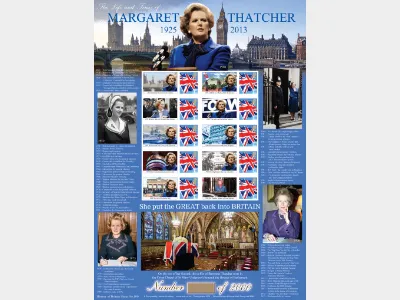 Margaret Thatcher [Customised Sheet]