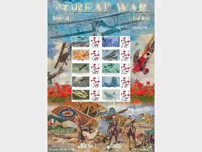World War I - Battle of the Skies [Customised Sheet]