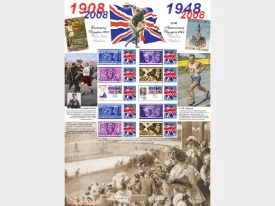 Olympic Anniversaries [Customised Sheet]