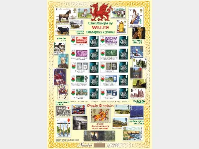 The Stamps of Wales [Customised Sheet]