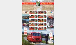 Post Bus in Wales [Customised Sheet]