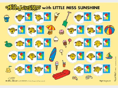 Smilers for Kids: Little Miss Sunshine: Generic Sheet