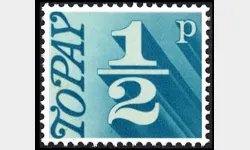 1/2p Turquoise [To Pay Labels]