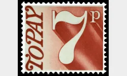 7p Red Brown [To Pay Labels]