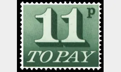 11p Green [To Pay Labels]
