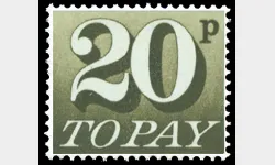20p Olive Green [To Pay Labels]