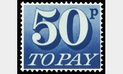 50p Blue [To Pay Labels]