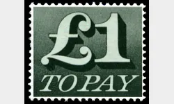£1 Black [To Pay Labels]