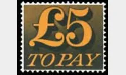 £5 Orange and Black [To Pay Labels]