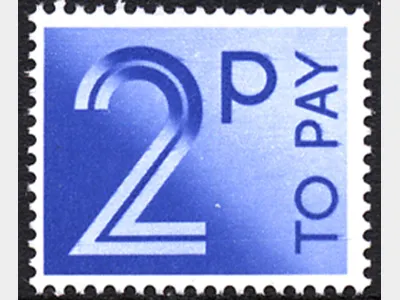 2p Bright Blue [To Pay Labels]