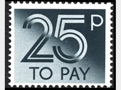 25p Blue Grey [To Pay Labels]