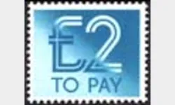 £2 Turquoise [To Pay Labels]